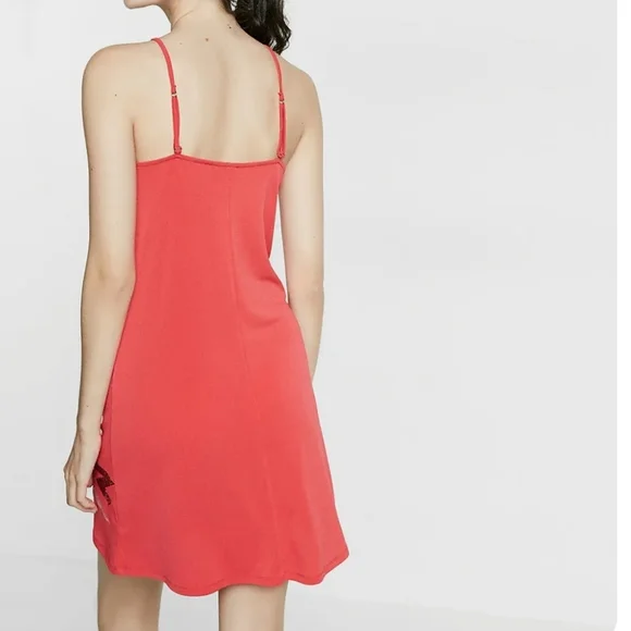 Express Sequin Aztec Art Deco Mini Slip Dress | Pink XS - Picture 4 of 11